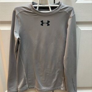 Under Armour Steel Gray Performance Top